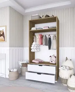 Šatní skříň 90 Cm 1600-015