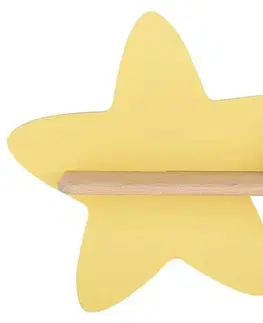 LED 5W nástěnná lampa pro děti žlutošedá hvězda Hvězda