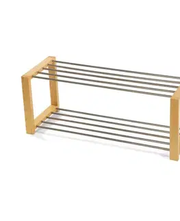 Kovový botník FRAME 2, přírodní