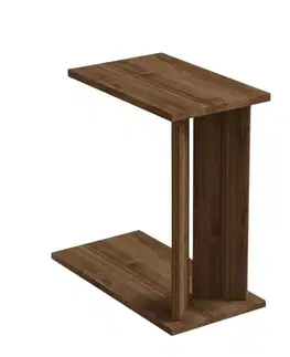 Odkládací stolek / Příruční stolek Lun - Walnut