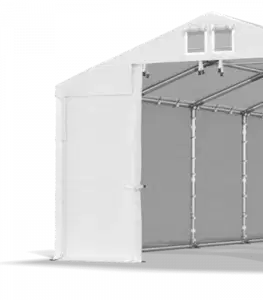 Skladový stan 5x10m bílá PROFI