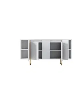 Skříňka Luxe White and Gold