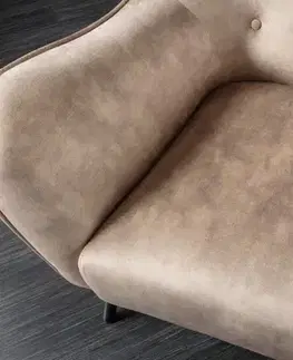 Křeslo ušák AMYKLAS Dekorhome