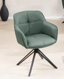 Otočné jídelní křeslo 2 ks KAINEUS Dekorhome