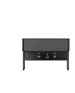 Komoda Luxe Anthracite and Black