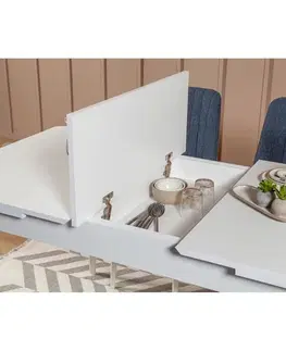 Extendable Dining Table Vina - White