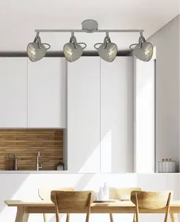 Nástěnná lampa 4X50W GU10 betonově šedá PENT