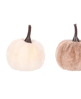 Dýně potažená látkou mix béžová, plast, 24 ks, pr. 4 cm