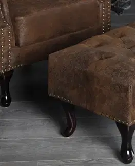 Chesterfield taburet MIDAS Dekorhome