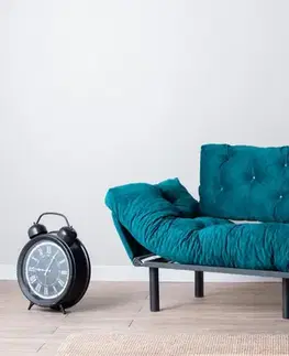 Trojmístná rozkládací pohovka Nitta Triple - Petrol Green