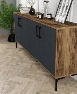 Skříňka Kiev Walnut and Anthracite