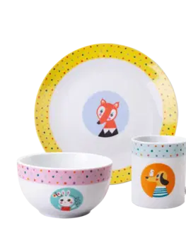 Dětský porcelánový set 3 ks - KIDS WorldAnimals - 450513