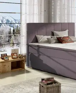 Artelta Manželská postel BOLERO Boxspring | 180 x 200 cm Bolero barva: Soro 65, Bolero rozměr: 180x200 cm
