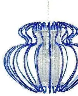 Závěsná stropní lampa 1X60W E27 modrá IMPERIA