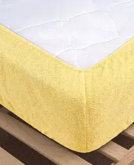 4Home Froté prostěradlo IDEAL žlutá, 90–100 x 200 cm, 90–100 x 200 cm