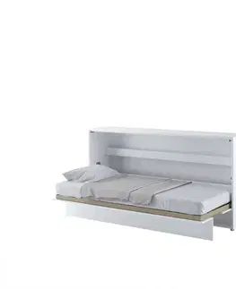 Dig-net nábytek Sklápěcí postel Lenart BED CONCEPT BC-06p bílý lesk | 90 x 200 cm
