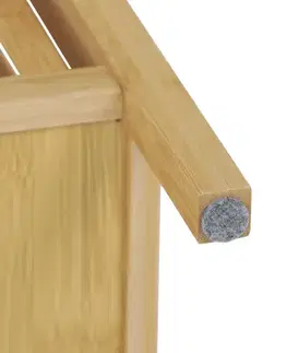 Taburet s úložným prostorem B066 NAT, bambus