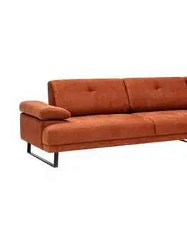 Rohová sedací souprava Mustang Large Right - Orange