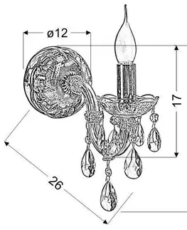 Nástěnná lampa MARIA Candellux