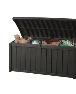 Keter zahradní úložný box GLENWOOD 390 l, antracitová
