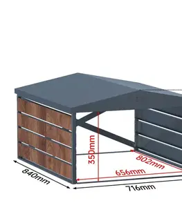 Přístřešek na sekačku Roof