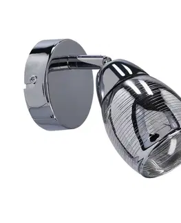Nástěnná lampa Virginia lampa chrom 1x10W e14 zrcadlové stínidlo