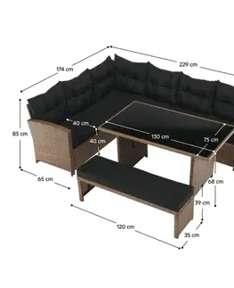 Zahradní jídelní set MADUL Tempo Kondela