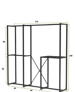 Coat Hanger B161 - Black