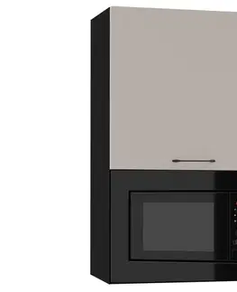 ArtExt Kuchyňská skříňka horní vysoká pro mikrovlnnou troubu BONN | W4MK 60 Barva korpusu: Dub artisan