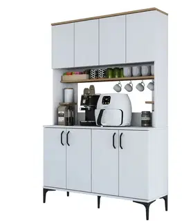 Skříň Jevy Walnut and White