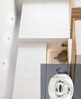 LED stropní svítidlo 3W kulaté bezbarvé sklo SS-33