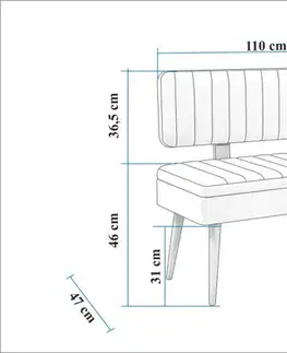 Jídelní set s rozkládacím stolem a židlemi (6 kusů) Vina - Walnut, Anthracite