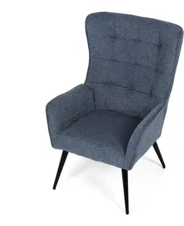 Relaxační křeslo 315 BLUE2, tmavě modrá