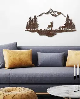 Dekorativní kovový doplněk na zeď Rusty Landscape 1