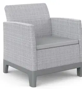 Záhradné kreslo 2 ks SCANDI FORMA DUO Rojaplast