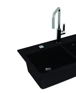 Alveus Granitový dřez ATROX 50 Barva: Černá