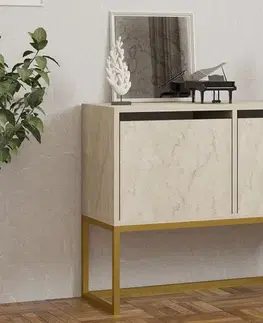 Konzolový stolek Zermat - Travertine