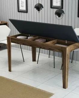 Jídelní stůl Milan Walnut and Anthracite