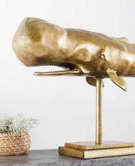 Dekorační socha velryba GIHAS 70 cm Dekorhome