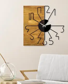 Dekorativní dřevěné nástěnné hodiny Wooden Clock 29