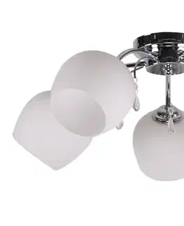 Stropní lampa Zachera 5xE27 bílá