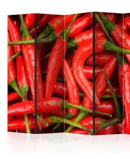 Paraván Chili pepper - background Dekorhome