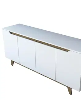 Skříňka Good White and Walnut