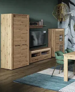 ArtMLM Vitrína LEWIS 04 s LED osvětlením