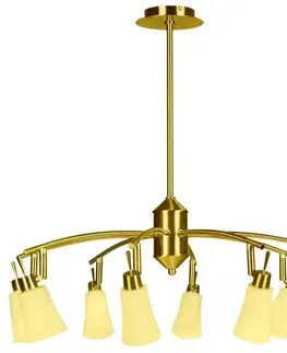 Stropní závěsná lampa patina 8xG9 Kroton