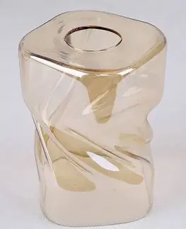 Jantarové skleněné stínidlo E27 pro lampu Felis