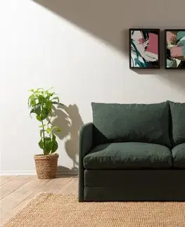 Dvoumístná rozkládací pohovka Saga XL 2-Seater - Green