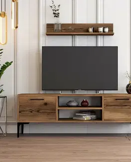 Televizní stolek Riga Walnut