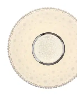 Stropní lampa BUBBLES, plafond 40cm, 24W LED, stínidlo 4000K, bílá+chrom