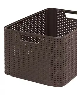 CURVER - Box úložný RATTAN Style2 L hnědý